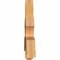 Ekena Millwork Davenport Rough Sawn Timber Gable Bracket, Western Red Cedar, 72"W x 27"H x 4"D x 6"F, 9/12 Pitch GBW072X27X0406DAV00RWR - alternate 4